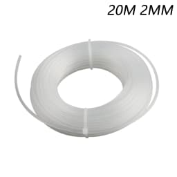1 Roll 20M 1.6/2.0MM String Trimmer Line Nylon Grass Trimmer Rope Brush Cutter Strimmer Line Mowing Wire Lawn Mower Accessories