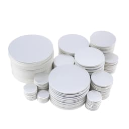 200pcs 20-82mm PET Plastic Bottle Electromagnetic Induction Sealing Foils Liners PE Cosmetic Can Aluminum Foil Sealing Film