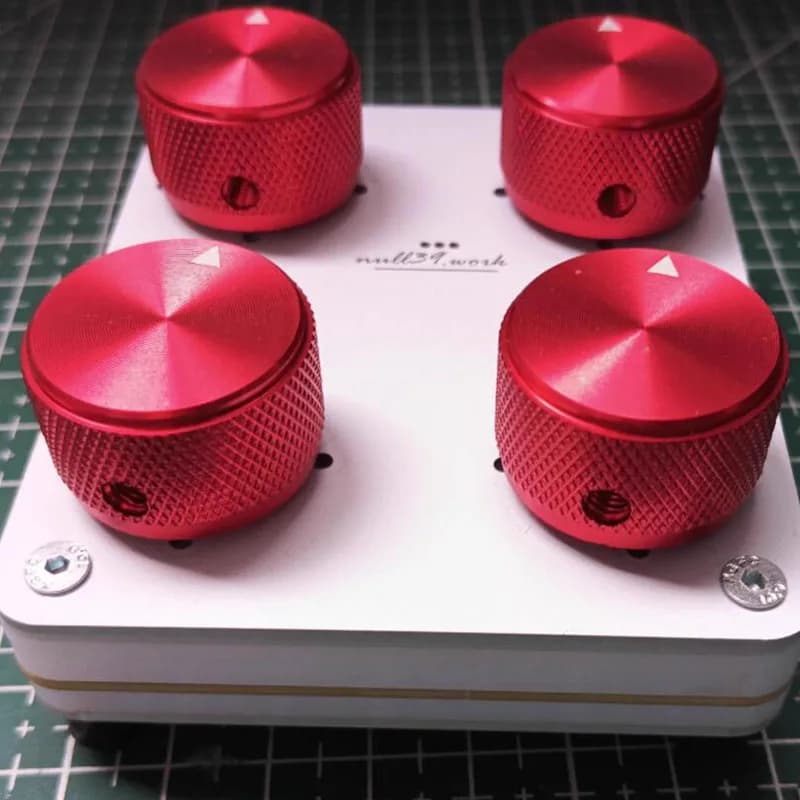 Precise Rotary Encoder for Music Production Software, 4 Knob MIDI Controller with Customizable CC Mapped USB-C Interface