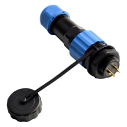 SP16 Series Waterproof Socket Connector Available in 2 3 4 5 7 and 9 Pin Configurations for Secure Connections