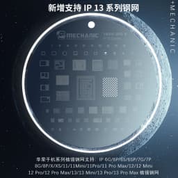 MECHANIC UFO BGA Steel Mesh Reballing Stencil for HUAWEI SAMSUNG XIAOMI iphone 6-16promax CPU Positioning Maintenance Template