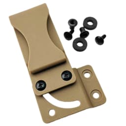 KYDEX Sheath Waist Clip Scabbard Clip Sheath Accessories Outdoor Carry KYDEX Sheath Tool K Sheath Waist Clip with Screws