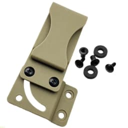 KYDEX Sheath Waist Clip Scabbard Clip Sheath Accessories Outdoor Carry KYDEX Sheath Tool K Sheath Waist Clip with Screws