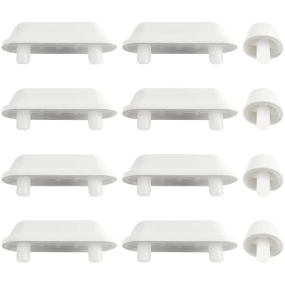 12Pcs Toilet Seat Pad Set Anti-Slip Toilet Seat Cover Foot Pads Shock-absorbing And Noise-reducing Rubber Pads Toilet Seat Acces