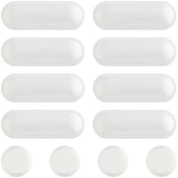 12Pcs Toilet Seat Pad Set Anti-Slip Toilet Seat Cover Foot Pads Shock-absorbing And Noise-reducing Rubber Pads Toilet Seat Acces