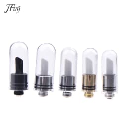 Single Hot Knife Ceramic Heat Tip Coil With Cover Cap 11.5mm Black Silver Cut Wax Accessory Tool