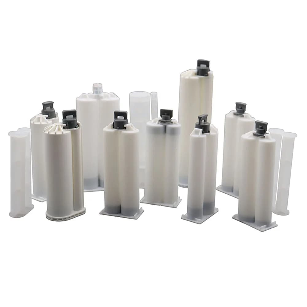 AB Dual -Group Colloid Mixed Tube 1: 1/2: 1/4:1/10: 1 Dual Liquid Plastic Cylinder