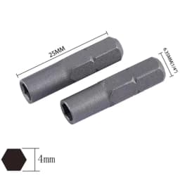 1Pcs 1/4" Driver Bits Screwdriver 6.35mm Hex Shank To 4mm Socket Bit Adapter Tool For Precision Hex Bits Holder Screw Tool