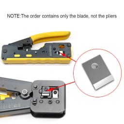 Spare Blade Tools Parts for EZ RJ45 Crimper Crimping Cable Stripper Knife Pressing Line Clamp RJ12 Pliers Tongs 5pcs