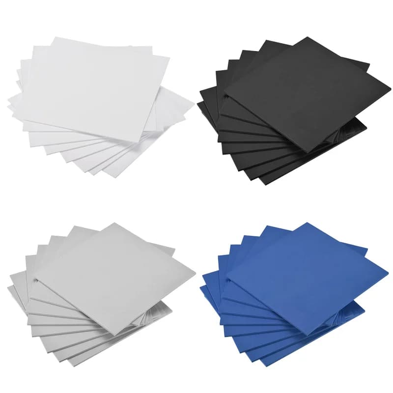 8pcs 3/5mm Thick EVA Foam Sheets Spone Foam 10x10 Inch Craft Eva Sheets DIY Handmade Model Making Material