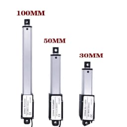 30mm/50mm/100mm DC 12V Mirco Electric Linear Actuator 30N/60N/90N/150N Motor Controller Mini Eectric Push Rod Putter