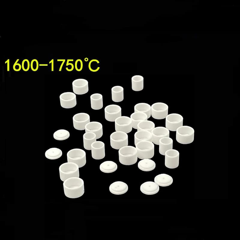 Thermal analysis crucible 99% thermal weight alumina crucible High temperature resistance 1750C