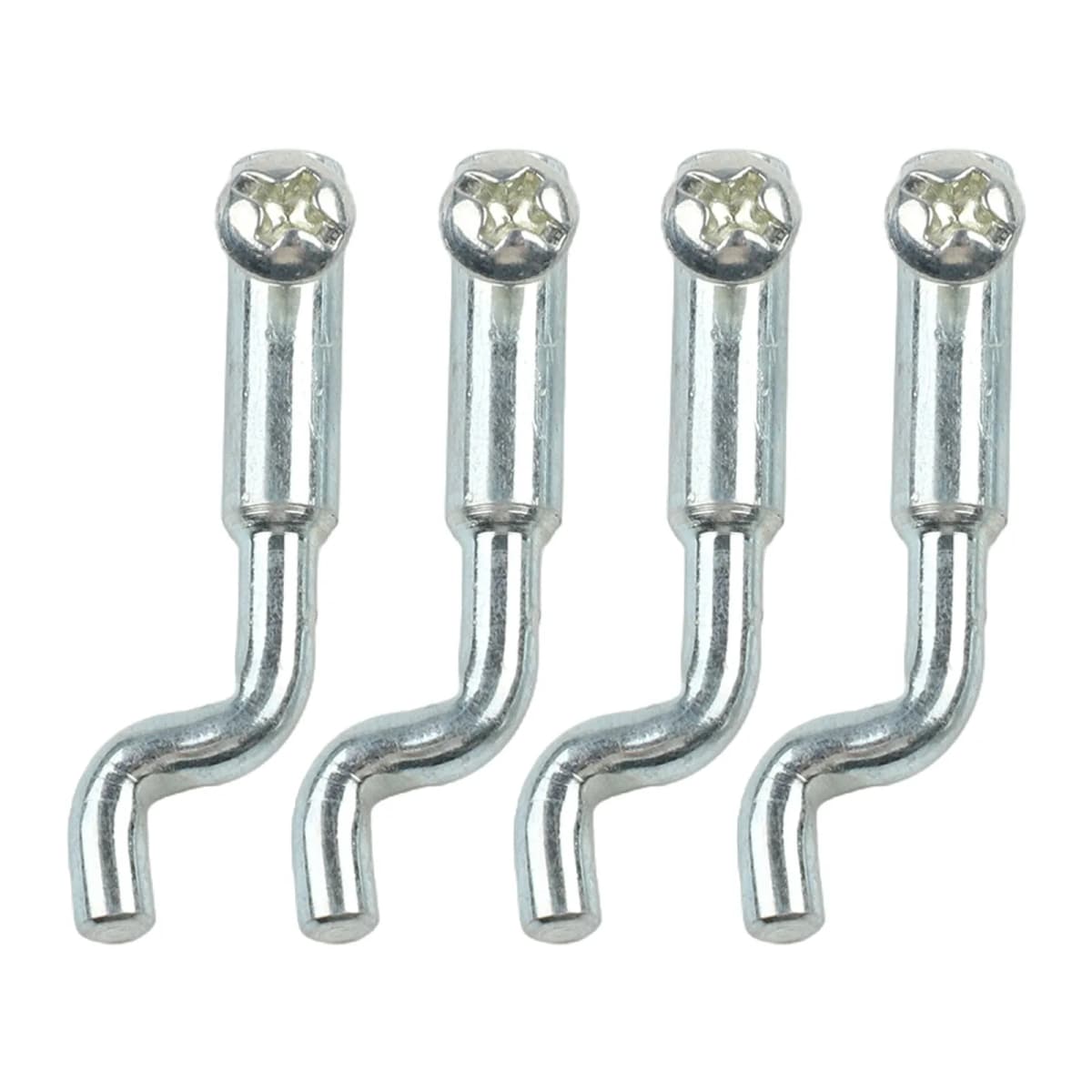 1/4 Pcs Z-style Cable End Single-hole Fixing Dog Leg Z Cable End For Lawn Mowers Maintenance Garden Tool Accessories