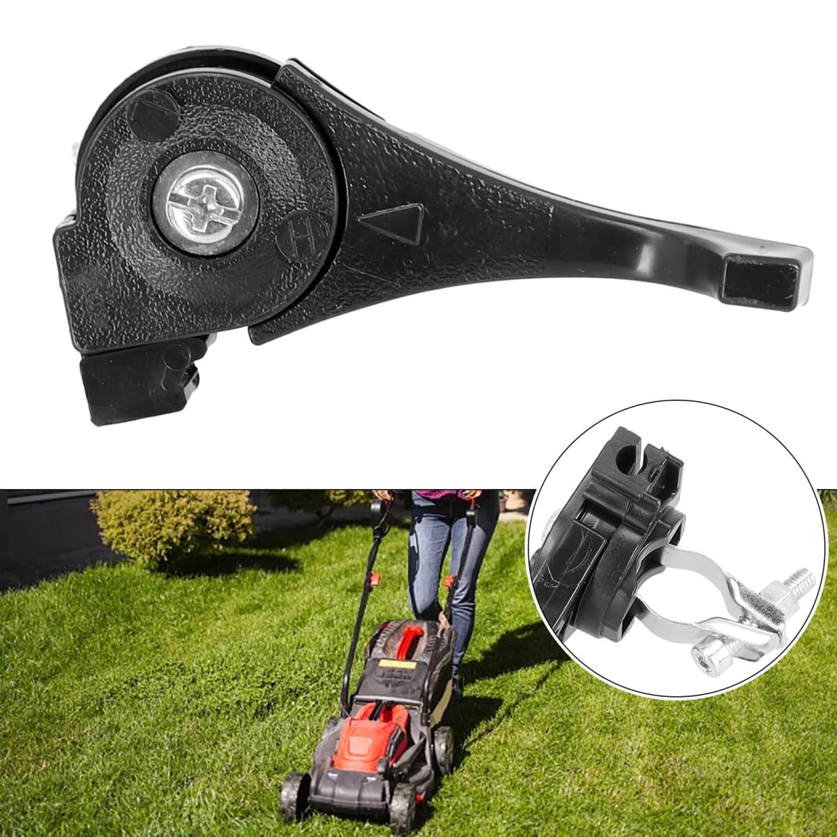 Practical Throttle Lever Assembly For 19mm Handlebar Replacement Parts For Lawn Mower Rammer Rotovator Universal Accessories