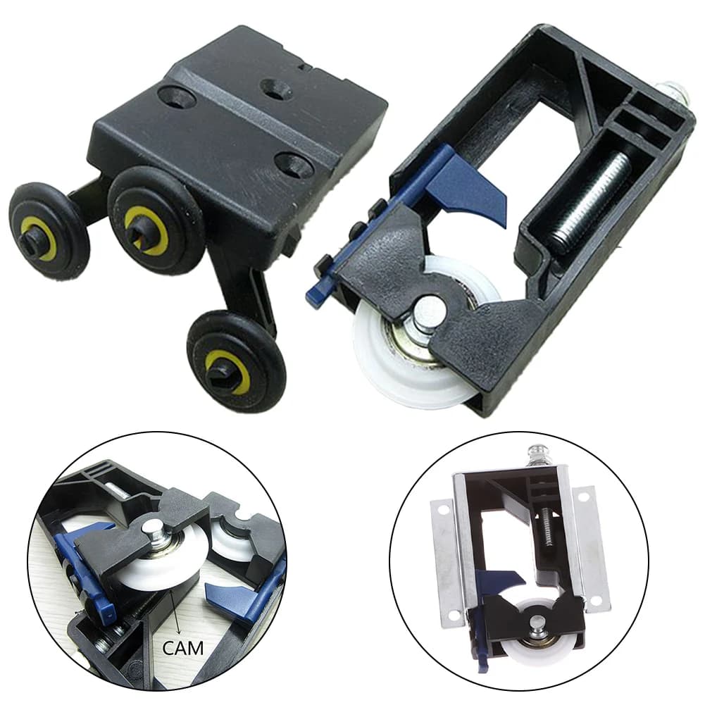 1Pc Sliding Door Pulley Core Upper Lower Wheel Core Old Wooden Door Roller Guide Kit Side Mounted Sliding Door Pulley Inner Core
