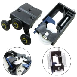 1Pc Sliding Door Pulley Core Upper Lower Wheel Core Old Wooden Door Roller Guide Kit Side Mounted Sliding Door Pulley Inner Core