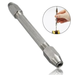 0-3.1mm Drill Bit Clamp Watchmaker Pin Vice Home Carving Repair Tool Double Ended Screwdrivers Collet Holder