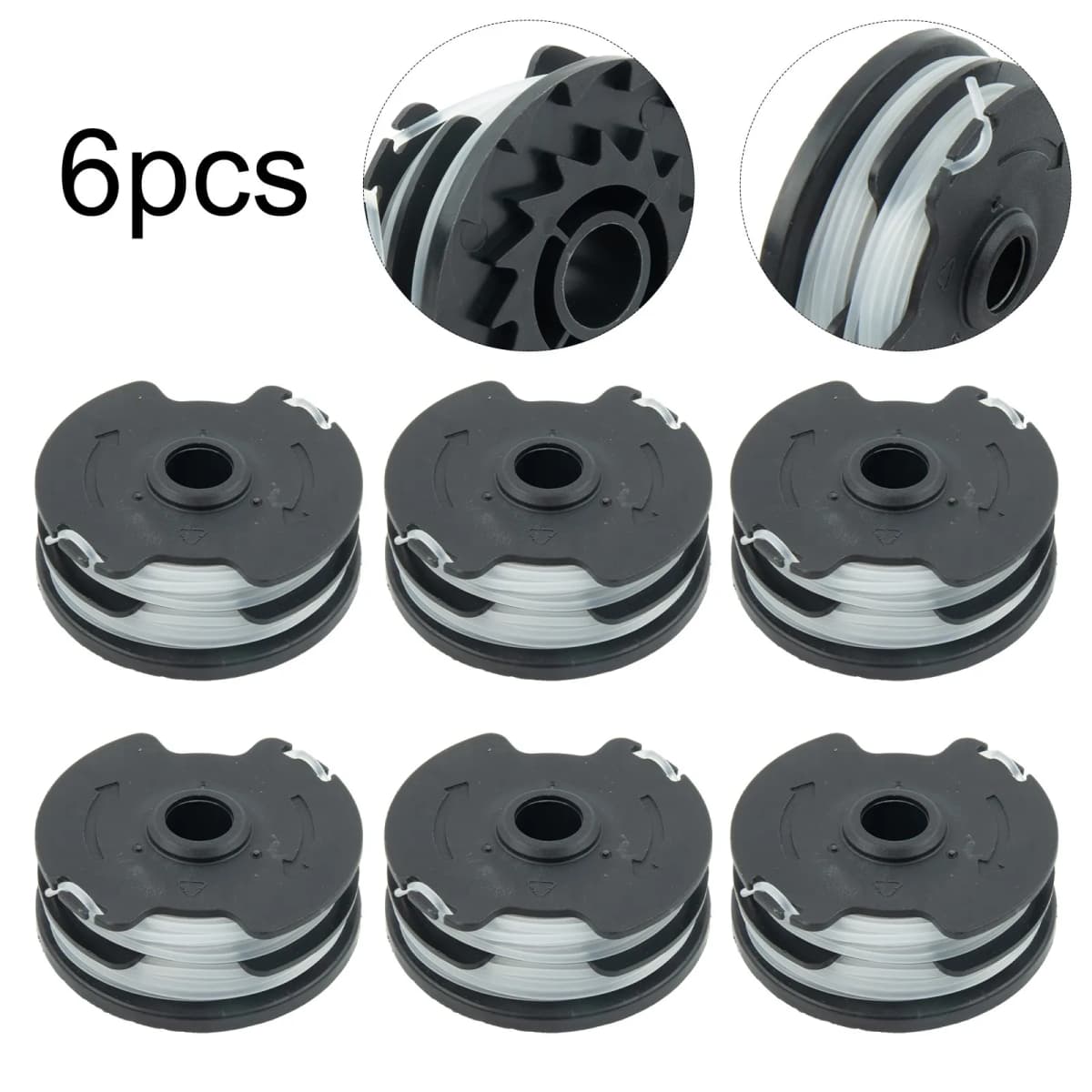 1/6pcs Thread Spools Replacement For LIDL For Parkside Cordless Grass Trimmer PRTA 20-Li A1, B2 Garden String Trimmer