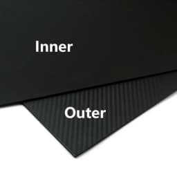 1 PCS Carbon Fibre Matte Twill KYDEX Sheet for DIY Lightweight & Durable Knife Sheath & Holster Making, 10 Sizes Available