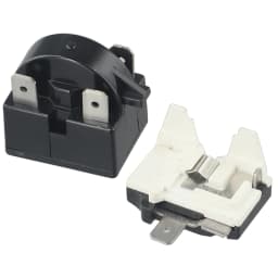 1 Set Refrigerator PTC Starter Relay Replacement Compressor Overload Protector For Mini Fridges Coolers Easy To Install