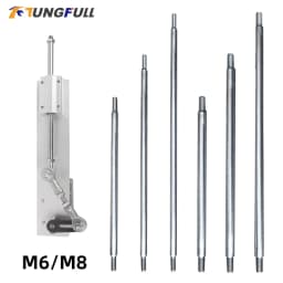 M6 M8 DIY Reciprocating Push Rod Reciprocating Cycle Linear Actuator Parts Linear Actuator Push Rod Reciprocating Line Axis