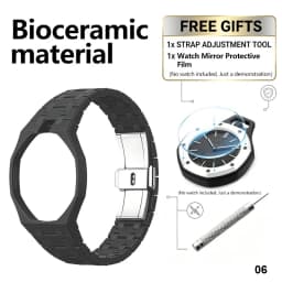 For Bracelet Royal pop Swatch Strap Oak,Steel Bioceramic Belt Arm Band Case Piguet Multiple Materials 40mm