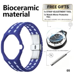 For Bracelet Royal pop Swatch Strap Oak,Steel Bioceramic Belt Arm Band Case Piguet Multiple Materials 40mm