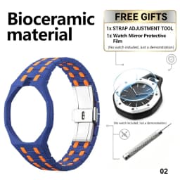 For Bracelet Royal pop Swatch Strap Oak,Steel Bioceramic Belt Arm Band Case Piguet Multiple Materials 40mm