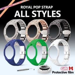 For Bracelet Royal pop Swatch Strap Oak,Steel Bioceramic Belt Arm Band Case Piguet Multiple Materials 40mm