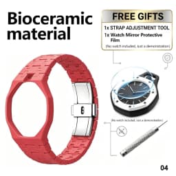 For Bracelet Royal pop Swatch Strap Oak,Steel Bioceramic Belt Arm Band Case Piguet Multiple Materials 40mm