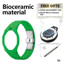 For Bracelet Royal pop Swatch Strap Oak,Steel Bioceramic Belt Arm Band Case Piguet Multiple Materials 40mm