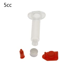1PCS Industrial 3CC 5CC 10CC 30CC 50CC USA Type Dispensing Needle Tips Plastic Industrial Syringe Barrel