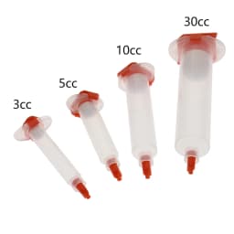 1PCS Industrial 3CC 5CC 10CC 30CC 50CC USA Type Dispensing Needle Tips Plastic Industrial Syringe Barrel