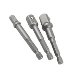 Chrome Vanadium Steel Socket Adapter Seth EX Shank to 1/4 "3/8" 1/2 "Extension Drill Bits Hex Bit Set Power Tools