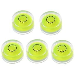 5pcs Mini Round Accuracy Bubble Level Bullseye Instrument Horizontal Precision Bubble Level Measuring Tool