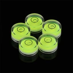 5pcs Mini Round Accuracy Bubble Level Bullseye Instrument Horizontal Precision Bubble Level Measuring Tool