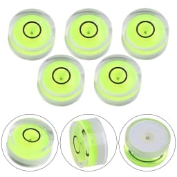 5pcs Mini Round Accuracy Bubble Level Bullseye Instrument Horizontal Precision Bubble Level Measuring Tool