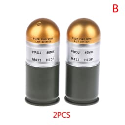 1/2/3 pcs M433 HEDP 40mm Cartridge Dummy Grenade Model Mini Storage Case Military Fan Toy Video Props Cos Model Storage Box