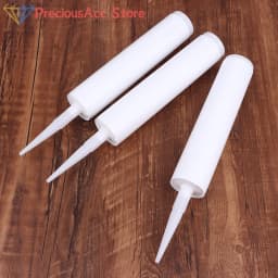 Hot Sale 1/3Pcs Empty Tube Refillable Sealant Bottle Tool Caulk Caps Caulking Sealant Tube Home Reusable Squeeze