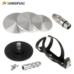 Reciprocating Linear Motor Accessories Parts 3 XLR Connector Suction Cup 60mm/75mm/80mm Aluminium Plate Coke Cup