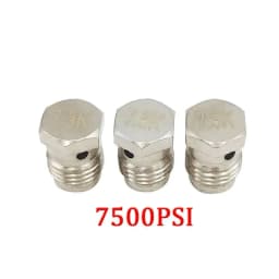 3pcs Fuse PCP HPA/CO2 Tank Regulator Valve Burst Disk 1.8K 3K 5K 6K 7.5K Regulating Valves For Compressed Air CO2 Tanks