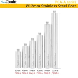 PCA-A Stainless Steel Rod Diameter 12mm Column Bracket Optical Support Frame Scientific Research Experiment Lifting Adjustment