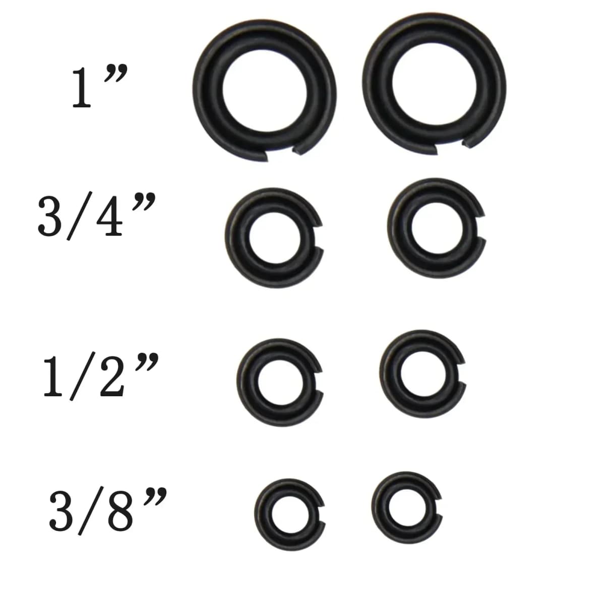 2 Set Wrench Retaining Ring Clip With O-Ring Socket Wrench Snap Ring For Pneumatic Wrench