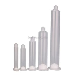 20pcs Industrial Syringe Anti-corrosion Dispensing Syringe Transparent Small Capacity US type Syringe