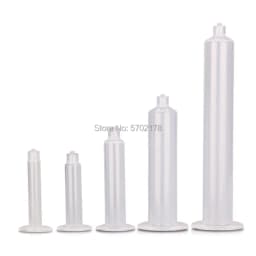 20pcs Industrial Syringe Anti-corrosion Dispensing Syringe Transparent Small Capacity US type Syringe