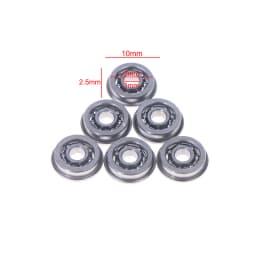 6Pcs 6/7/8/9mm High Speed Stainless Steel 6MM 7MM 8MM 9MM High Precision Ball Bearing For AEG Gearbox