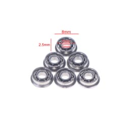 6Pcs 6/7/8/9mm High Speed Stainless Steel 6MM 7MM 8MM 9MM High Precision Ball Bearing For AEG Gearbox