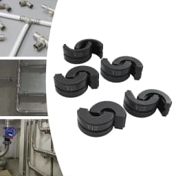M/V-Contour 12/15/18/22/28mm Presser Jaws Set,Crimping Dies Tubular Clamp Kit,Crimp Inserts for Crimping Copper Tubes