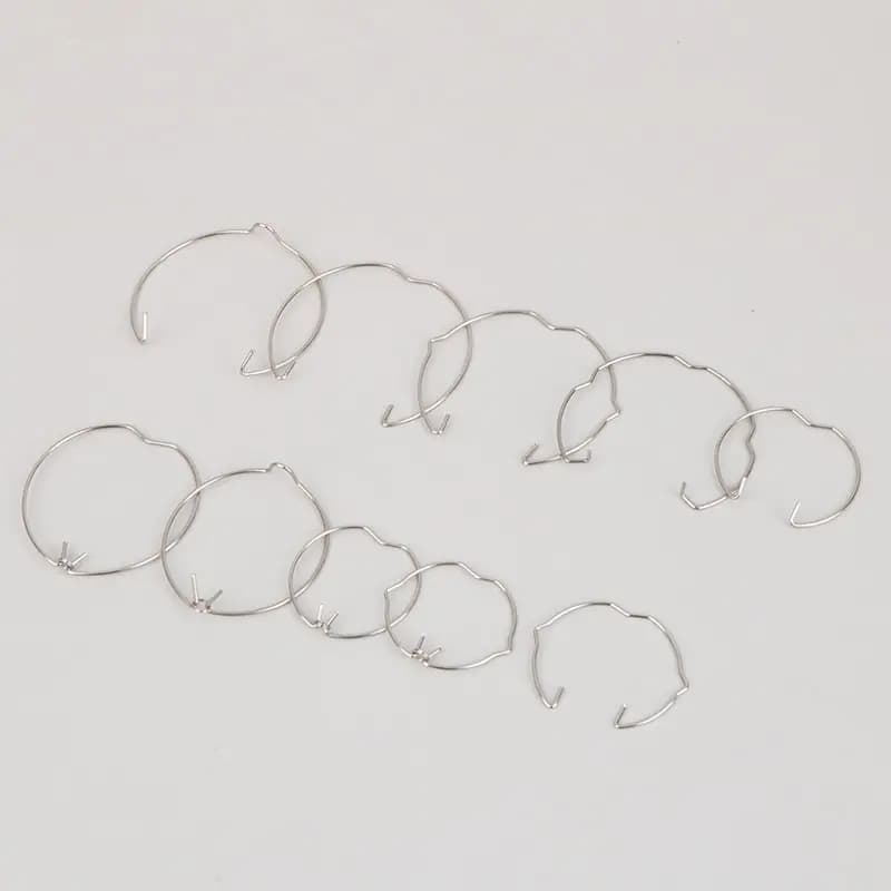 10Pcs/set Light Cup Bracket Card Ring,55mm 48mm Lamp Retaining Spring Clip Ring Mr16 Gu10 Spot Light Downlight Accessories