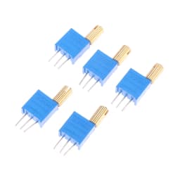 5PCS 3296W Multi-turn Adjustable Potentiometer 1K2K5K10K20K50K100K200K500K1M Metal Shaft Long Handle